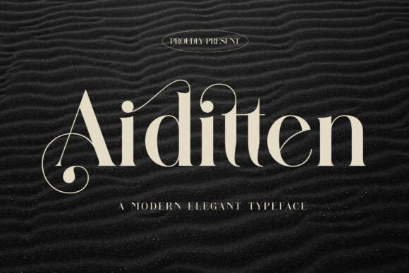 Aiditten: A Serif With Soul for Modern Branding