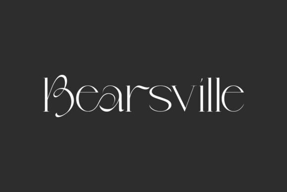 Bearsville: A Bold Serif for Modern Brand Identity