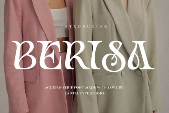 Berisa: A Bold Serif Typeface for Editorial Design