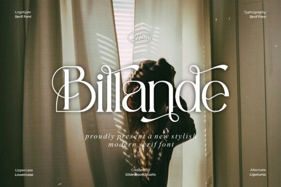 Billande: The Serif Font That Elevates Your Brand Story