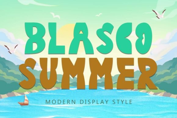 Blasco Summer: A Refined Display Font for Editorial Design