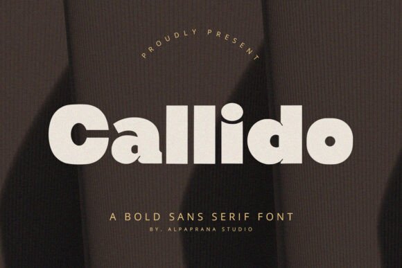 Callido: A Modern Sans Serif Font for Handmade Brands