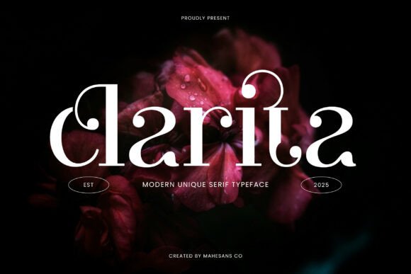 Clarita: A Modern Serif Typeface for Elegant Editorial Design