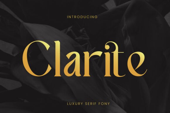 Clarite Regular: The Perfect Serif Font for Handmade Brands
