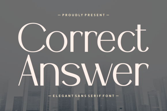 Correct Answer: The Sans Serif Font for Clear Campaigns