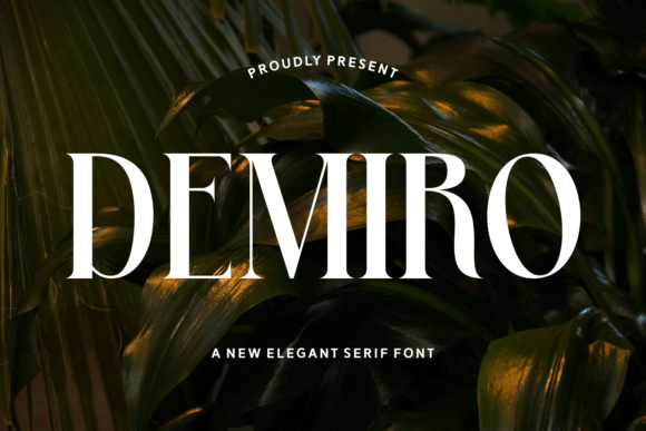 Demiro Font Review: Elevating Campaign Visuals with Elegant Serif Typography