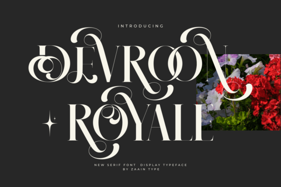 Devroon Royale: A Luxurious Serif Font