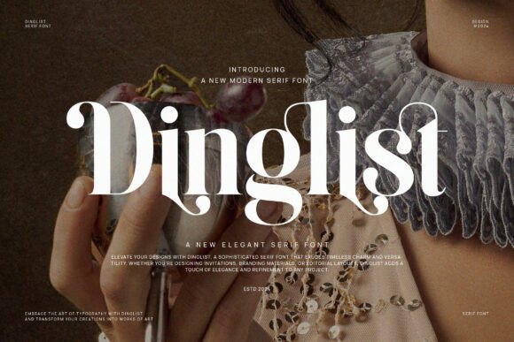 Dinglist Font Review: Elevating Web Design with Modern Serif Style