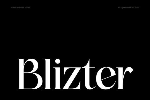 Dksblizter Regular: A Polished Serif Font for Branding