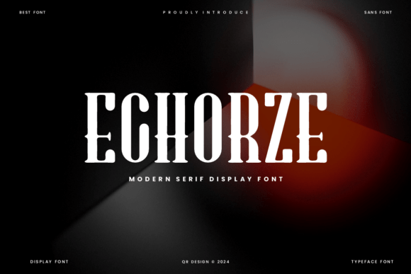 Echorze: A Modern Serif Font for Bold Web Design