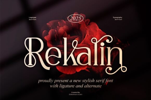 Elevate Web Design with the Rekalin Serif Typeface