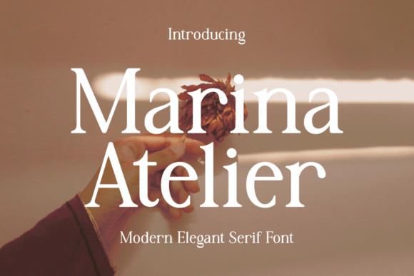 Elevate Your Brand with the Marina Atelier Typeface