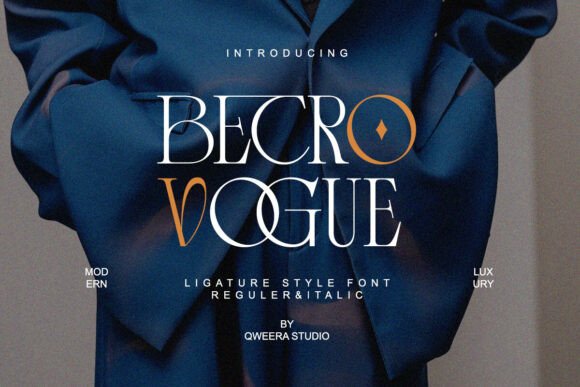 Elevating Brand Identity with the Betro Vogue Typeface