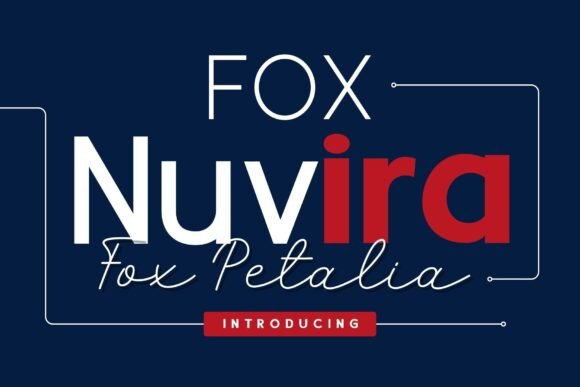 Fox Nuvira Fox Petalia: A Modern Typeface for Editorial Design