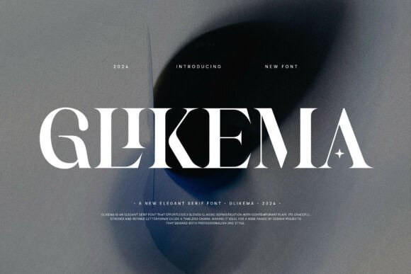 Glikema: A Modern Serif Font for Elegant Brand Identity