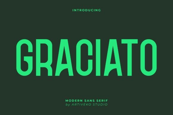 Graciato: The Modern Sans Serif Font for Polished Branding