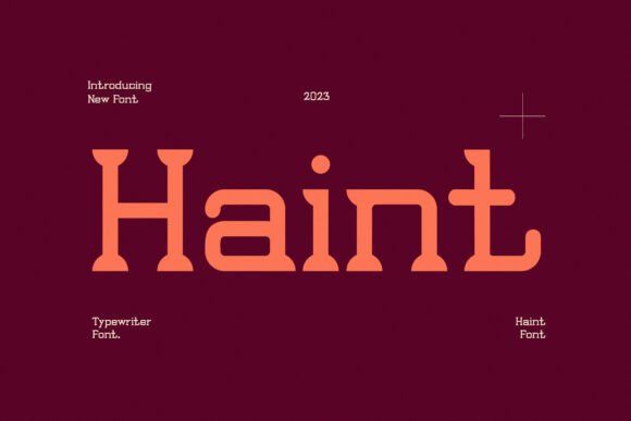 Haint: The Modern Serif Font for Scroll-Stopping Brand Content