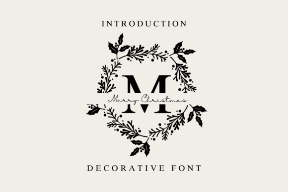 Merry Wreath Font: Elevating Web Headers with Decorative Style