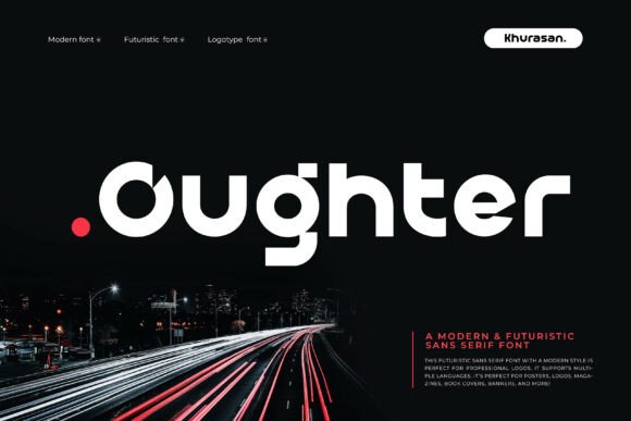 Oughter: The Sleek Sans Serif Font for Modern Crafters