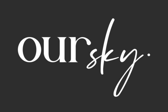 Our Sky Typeface: A Calm Choice for Editorial Design
