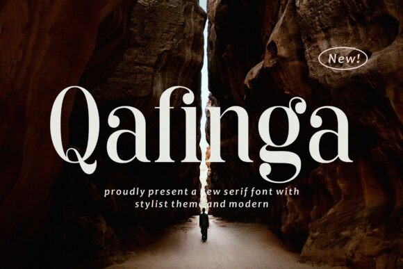 Qafinga: A Bold Serif for Distinctive Brand Identity