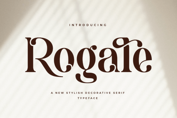 Rogale: The Bold Serif Font for Handmade Brands