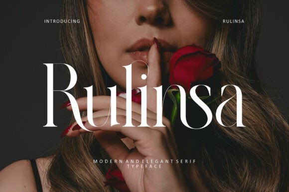 Rulinsa: A Modern Serif Typeface for Elegant Web Design