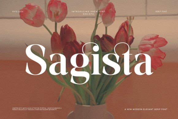 Sagista Font Review: Elevating Campaign Visuals with Modern Serif Style