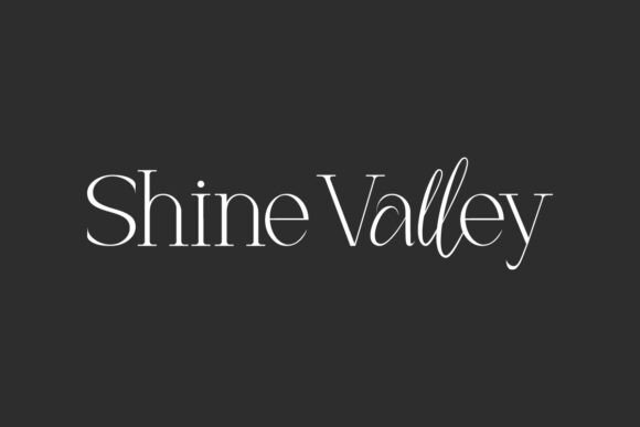 Shine Valley Font Review: Elegant Display Typography for Brands