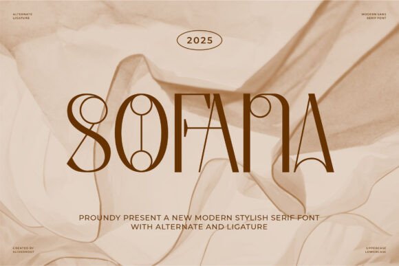 Sofana: A Modern Sans Serif Typeface for Digital Brands