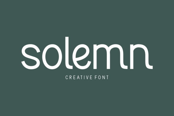 Solemn: A Font for Business Elegance