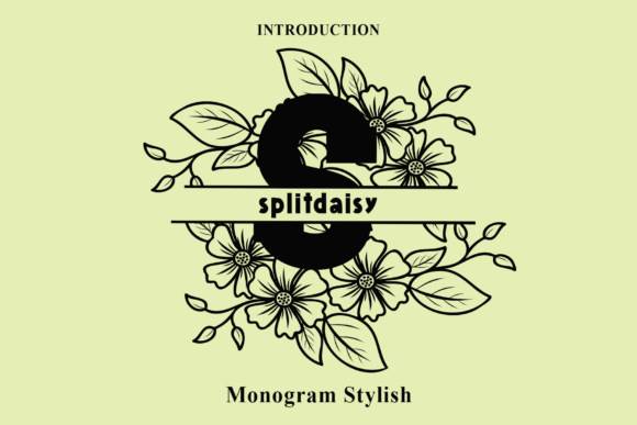Split Daisy Font Review: A Charming Decorative Typeface for Branding