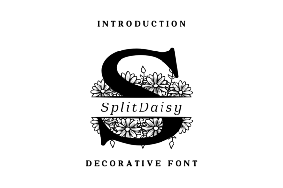 Splitdaisy: A Whimsical Decorative Font for Editorial Design