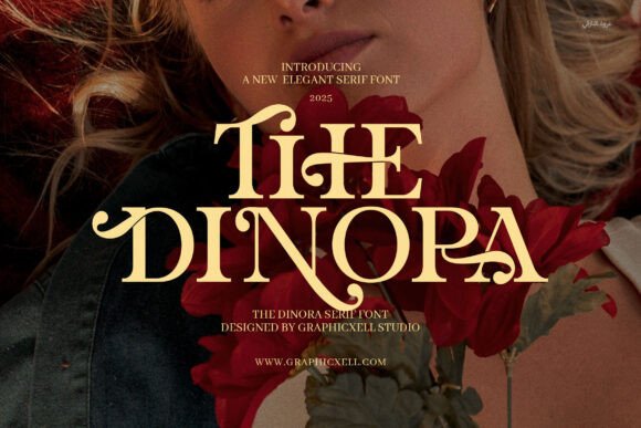 The Dinora: A Refined Serif Font for Editorial Design
