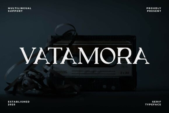 Vatamora: The Serif Font That Elevates Digital Branding