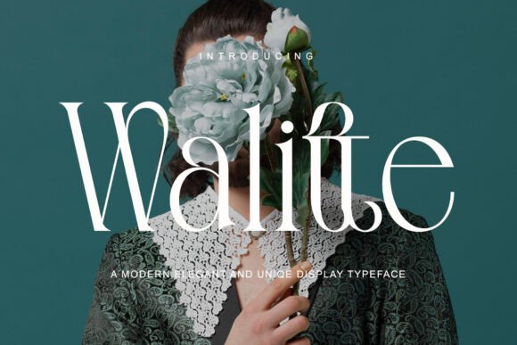 Walitte: A Modern Serif Font for Elegant Editorial Design